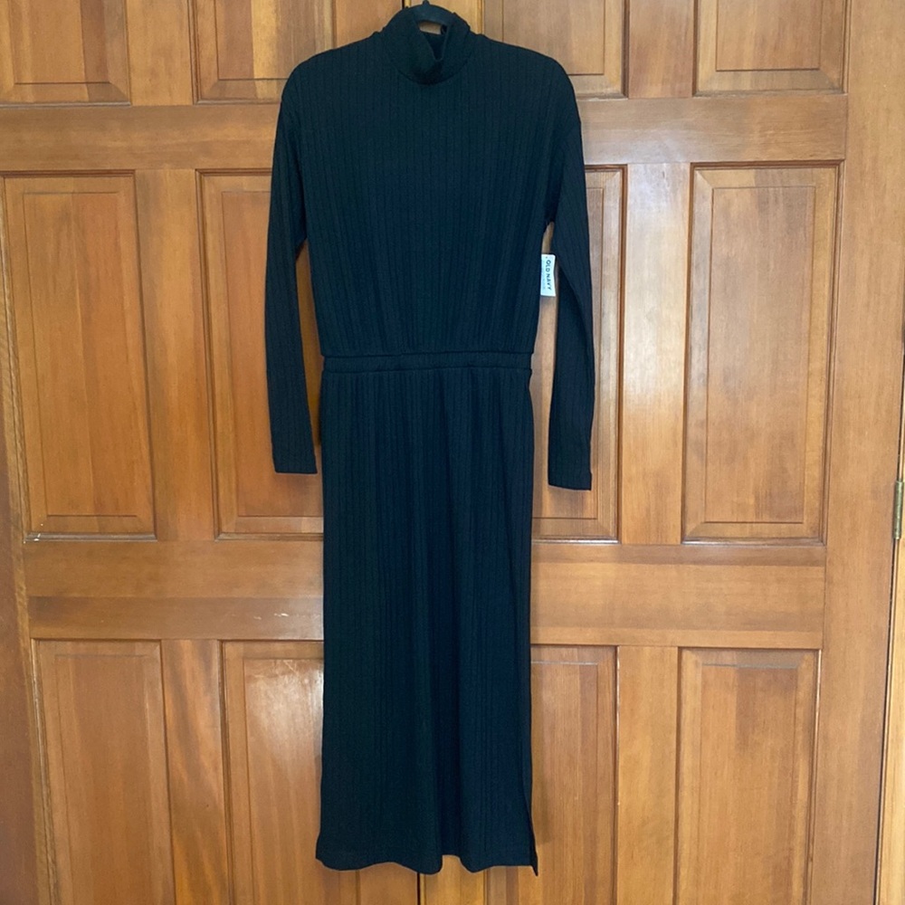 Old navy maxi ribbed sweater dress